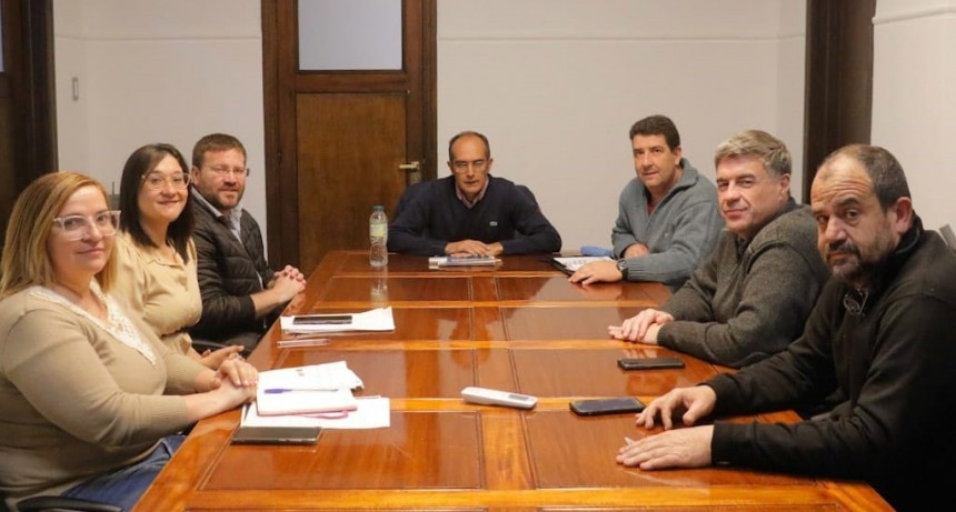 La Cámara Bolívar se reunió con el Intendente Pisano y su equipo de trabajo