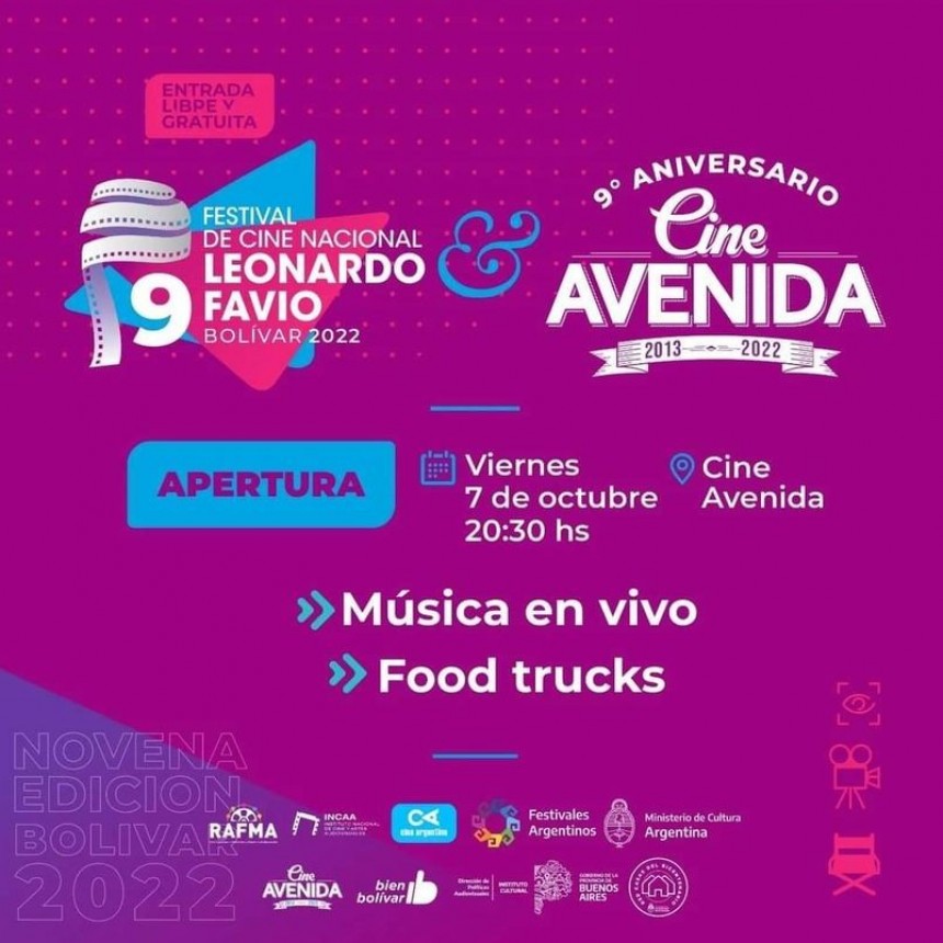 Festival de Cine Leonardo Favio, Nadia marchione habló en FM 10 y dio los últimos detalles para su apertura que es hoy viernes a las 20.30 horas