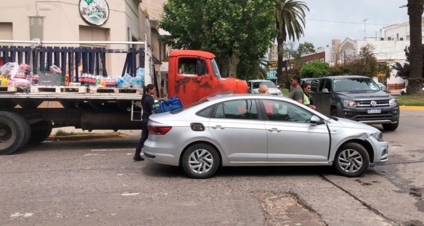 Colisión leve sin heridos