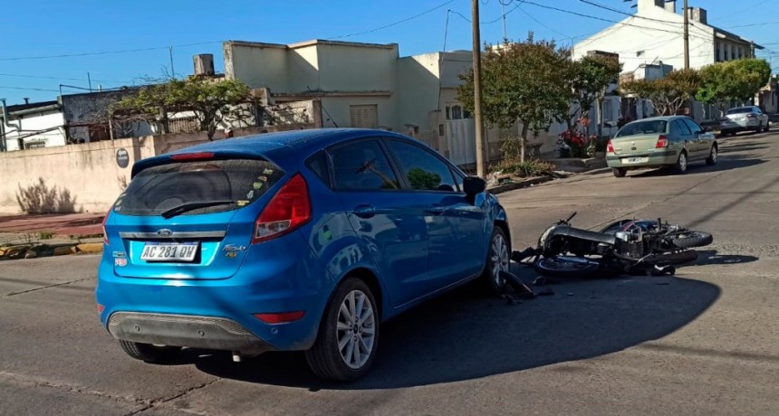 Colisión en Uriburu y Rondeau