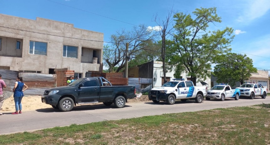 Se descompensó una persona en una obra de construcción