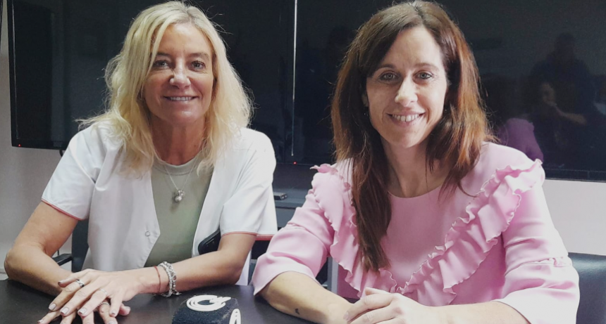 Prevención en el Cáncer de Mamas: La Secretaria de Salud Licenciada Cecilia Luna y la doctora Daniela Angeli, dieron detalles a los medios locales
