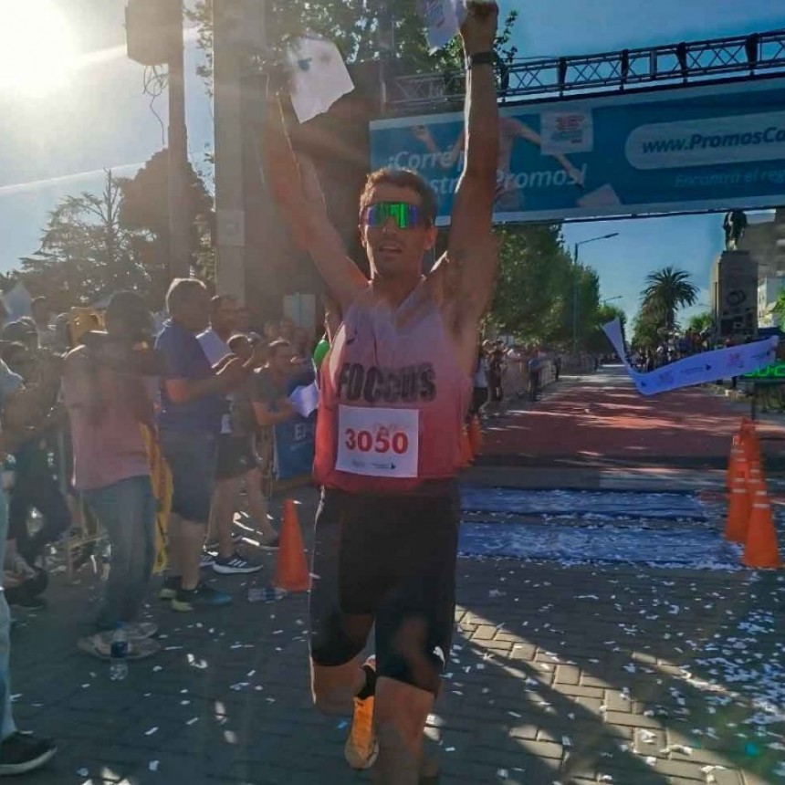 Con un tiempo de 29:56, Manuel Corsico fue el ganaron de la Maratón “Dino Hugo Tinelli”