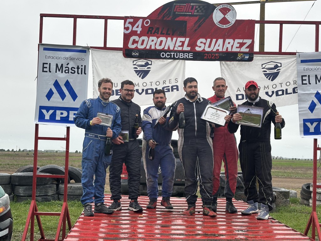 54º Rally de Coronel Suárez: Podio para Juan Pedro Porcaro y Nahuel Sánchez