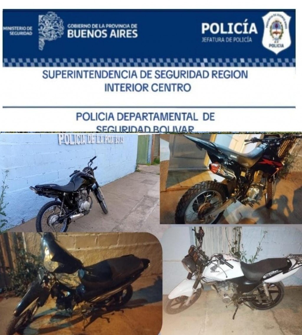 Se desarrollaron Operativos para evitar las “picadas” y controles de tránsito en Bolívar, Pirovano y Urdampilleta