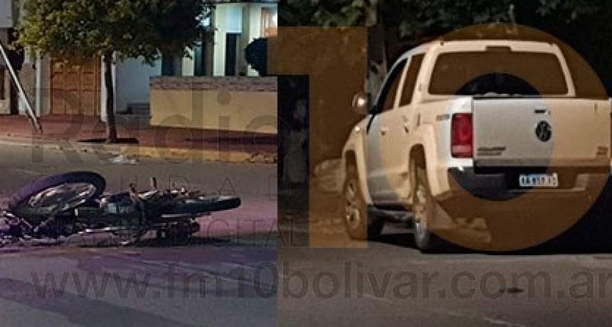 Impacto en calle Roca y Pringles