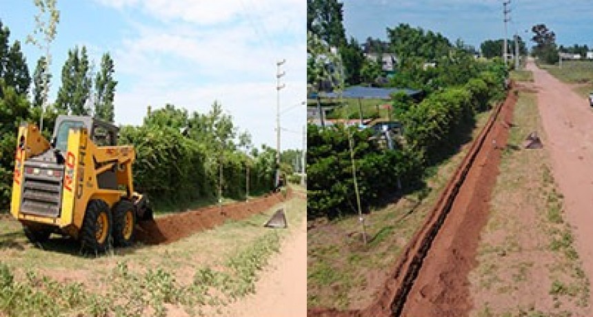 Gas Contínuo: el municipio trabaja en la extensión para 8 nuevas familias de La Ganadera