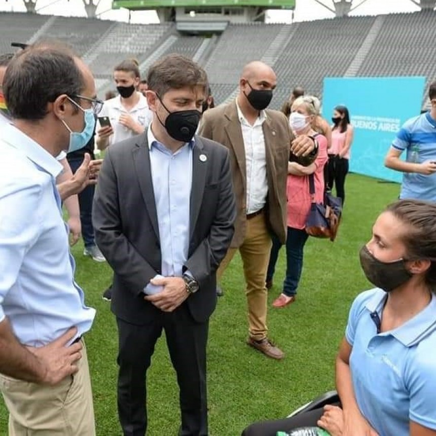 La Plata: Marcos Pisano acompañó al Gobernador en el lanzamiento de un fondo deportivo