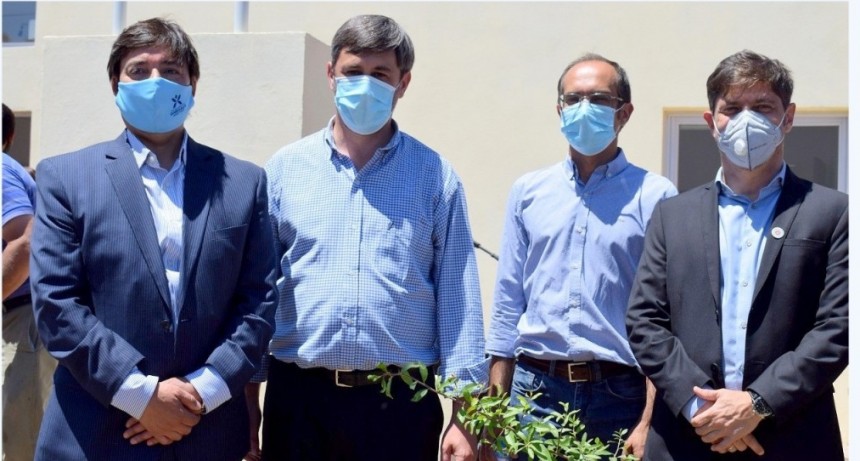 Pisano acompañó la entrega de viviendas en Daireaux, al acto asistió el Gobernador Kicillof 