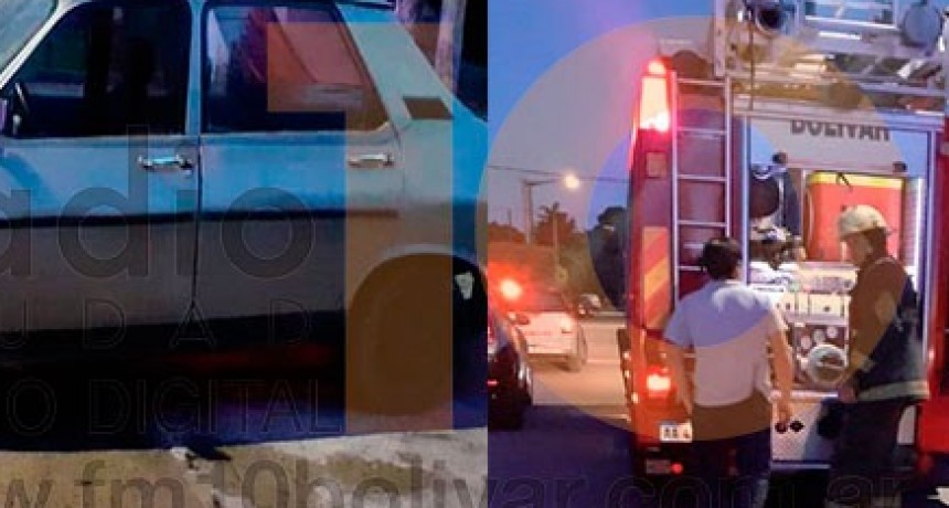 Se registró un principio de incendio en un vehículo