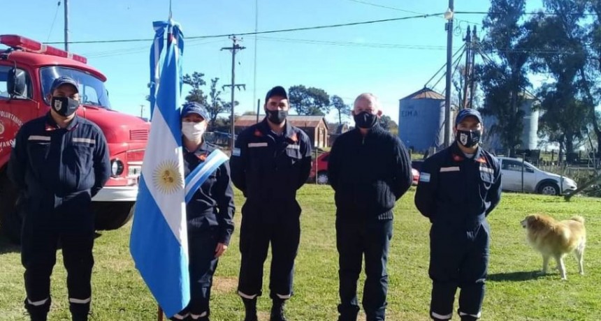 El Cuartel de Bomberos de Pirovano cumplió 7 años de su fundación