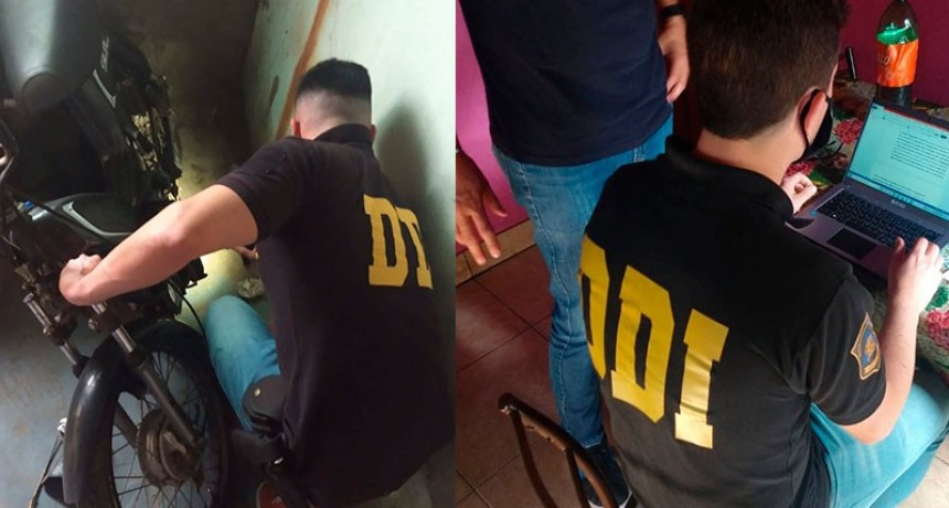 Sub DDI de Bolívar realizó allanamientos para esclarecer hurtos de motocicletas