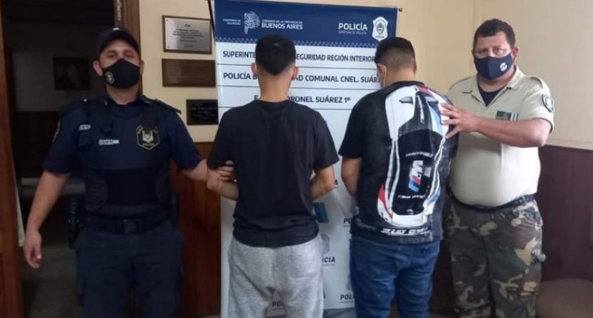 Robaron cuarenta y siete mil dólares y fueron detenidos en Coronel Suarez.
