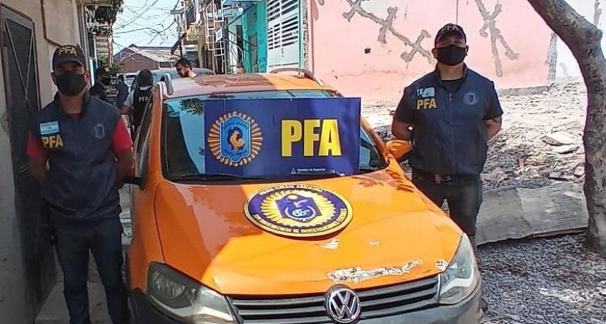 La Policía Federal Argentina detuvo a dos hombres por una  entradera en Bolívar