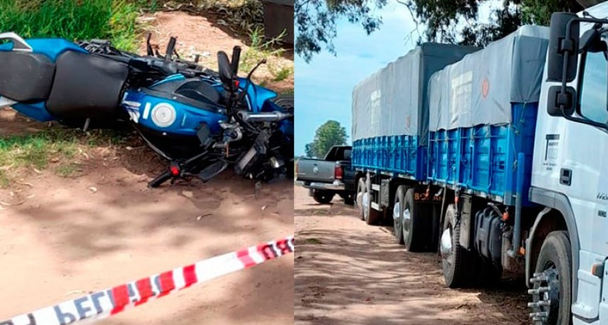 En un establecimiento rural, un hombre perdi&oacute; la vida al impactar con su moto contra un acoplado
