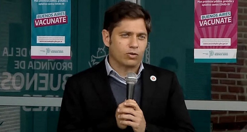 Kicillof; ‘El objetivo es que vacunarse sea una decisión, que cuando se tome, ocurra’