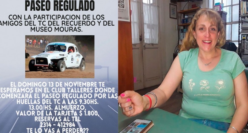 Virginia Carballo: “La idea es agasajar a estas personas que vienen a mostrarnos sus reliquias, sus tesoros que son los autos”