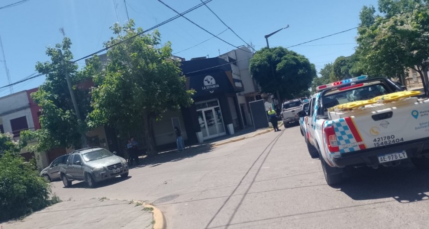 Colisión entre dos camionetas