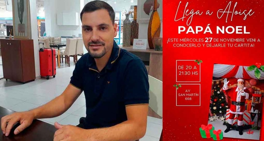 Aloise Bolívar recibe hoy miércoles, la visita de Papá Noel