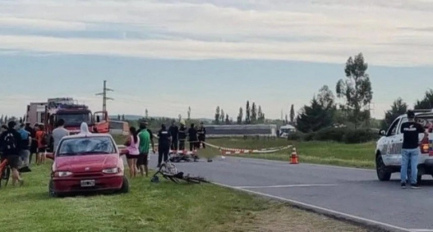 Coronel Pringles: un adolescente de 16 años murió tras chocar en moto contra un camión en la Ruta 51