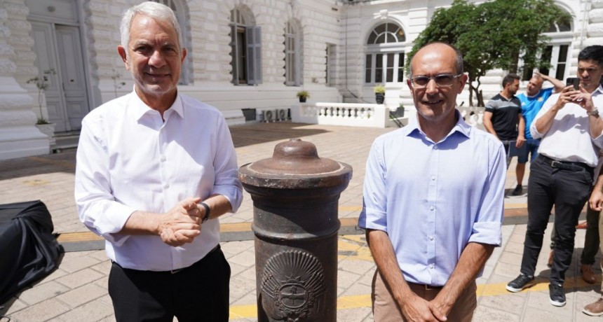 143° aniversario de la ciudad de La Plata: Bolívar le restituyó un Mojón Fundacional histórico a la ciudad, a través del Intendente Marcos Pisano