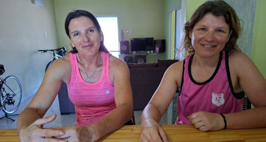 Andrea Mendiburu y Mirta Basualdo contaron la experiencia de viajar a Luján en bicicleta