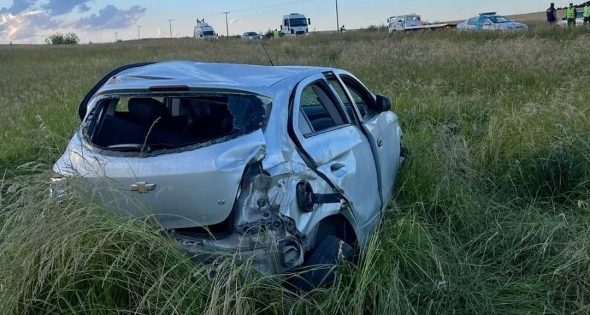 Ruta Nacional 226: Falleció un joven de 21 años tras el vuelco de su vehículo