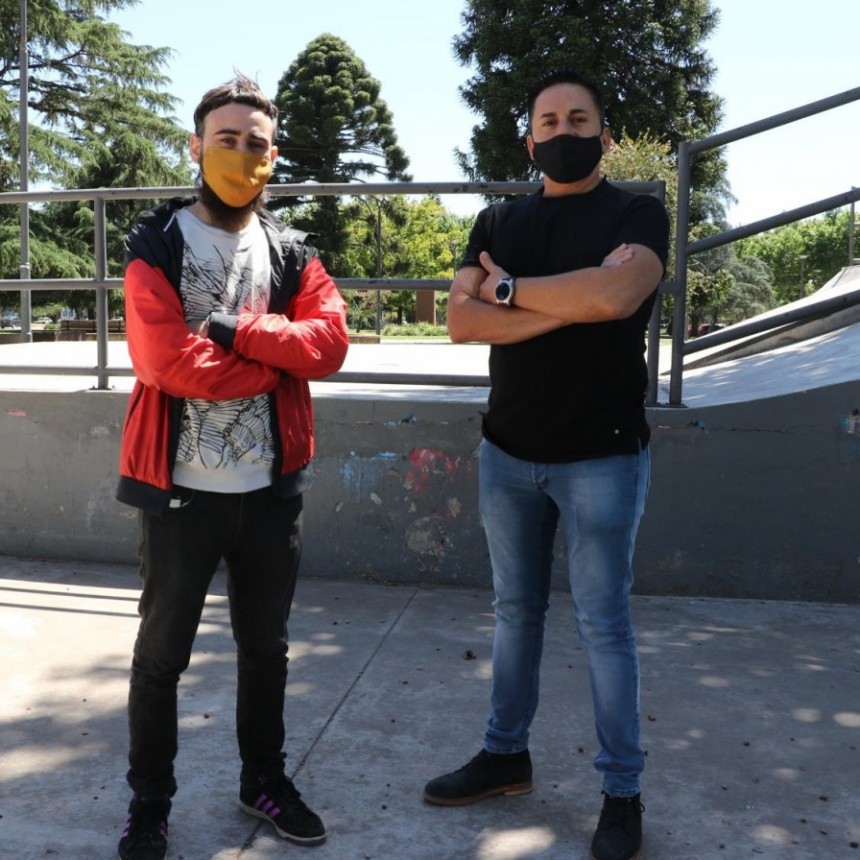 El artista bolivarense Alan Croce intervendrá el SkatePark