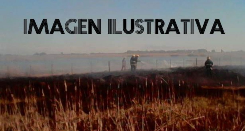 Una dotación de Bomberos trabaja intensamente en la extinción de un incendio en La Azotea