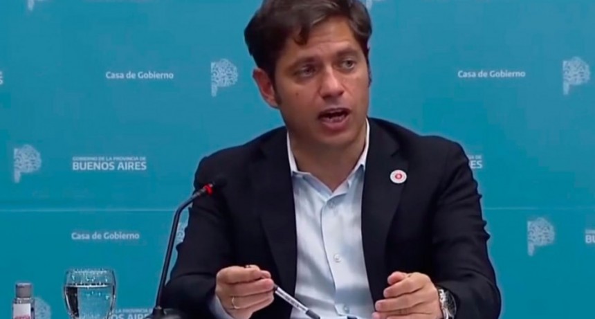 Kicillof anunció la puesta en marcha del Pase Libre con vacuna