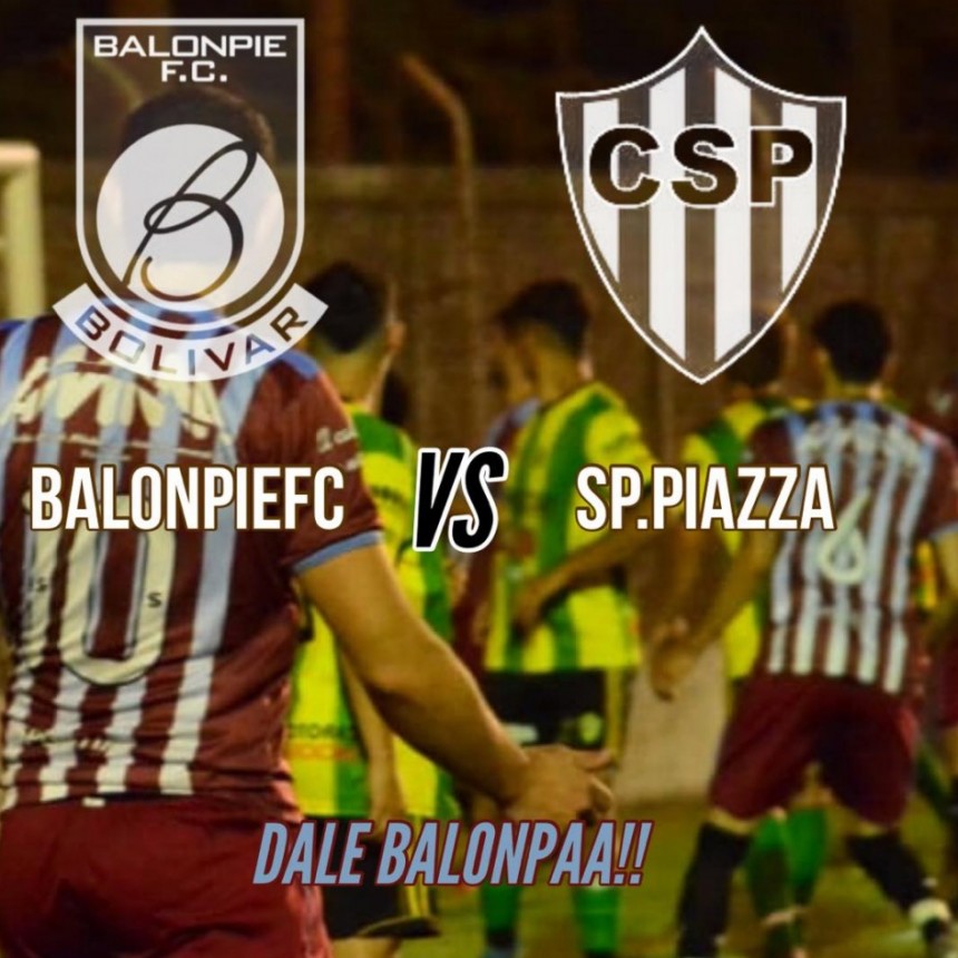 Balonpie puede ponerse el traje de clasificado este domingo ante Piazza