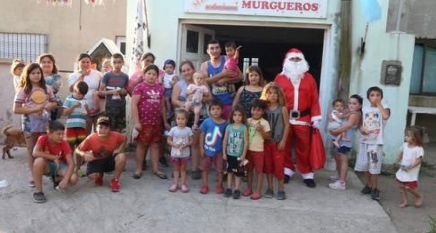 La Cooperativa Eléctrica y Papá Noel recorrieron instituciones