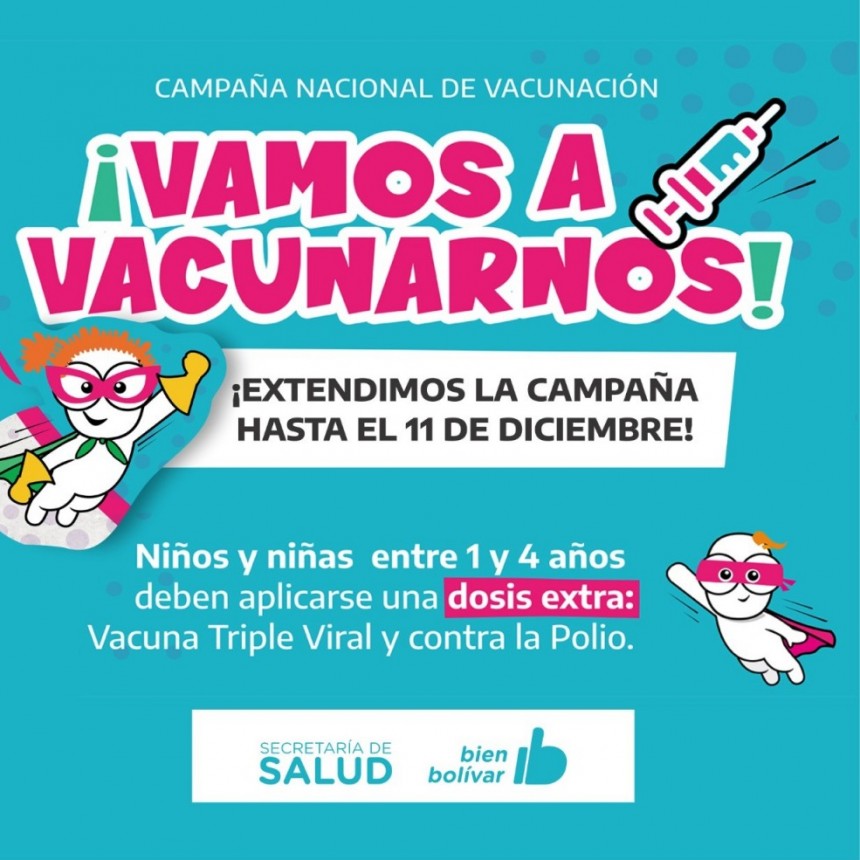 Agentes Sanitarios visitarán domicilios con información sobre la campaña de vacunación contra Sarampión, Rubeola, Paperas y Polio