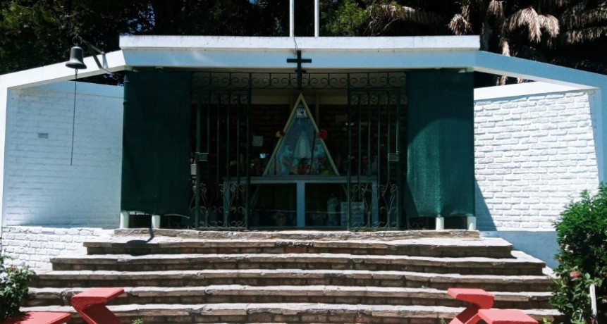Se suspendió para el domingo la peregrinación a la Vírgen de los Recuerdos, la lluvia hizo imposible transitar de a pie el camino que va paralelo a las vías del Ferrocarril