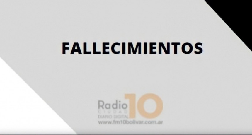 Falleció Zulema Raquel Perdernera viuda de Herrero