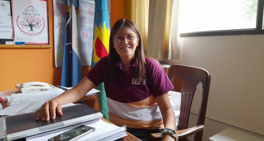 Ana María Capaz (Directora de la Escuela de Educación Secundaria nº4): “Quiero estar acá para brindar lo mejor siempre y dar todo por el colegio”