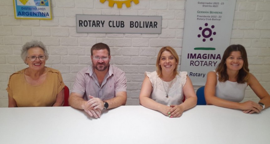 Rotary Club Bolívar: Anunciaron oficialmente el remate solidario junto al Centro de Martilleros, que beneficiará al Hogar de Ancianos