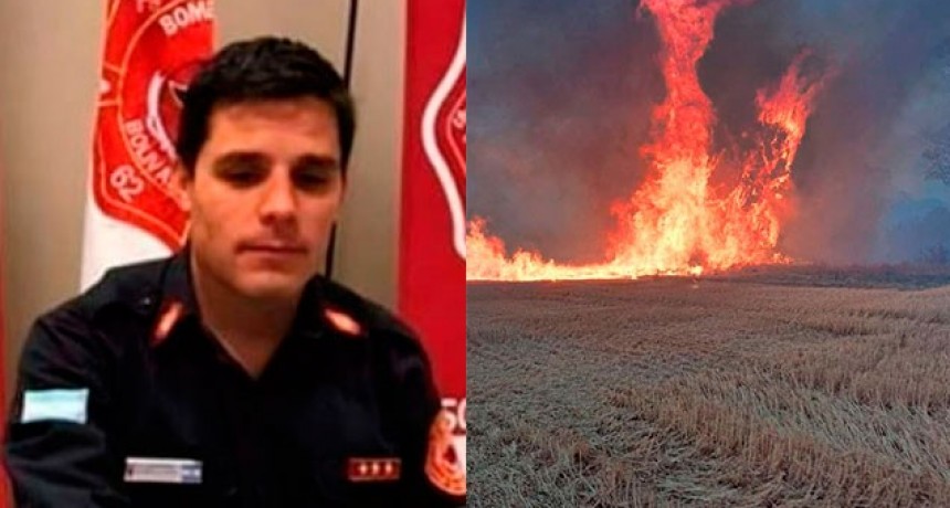 Bomberos Voluntarios ha trabajado de manera intensa en incendios forestales, rastrojos y hasta máquinas agrícolas, en FM 10 hablamos con Franco Rojas