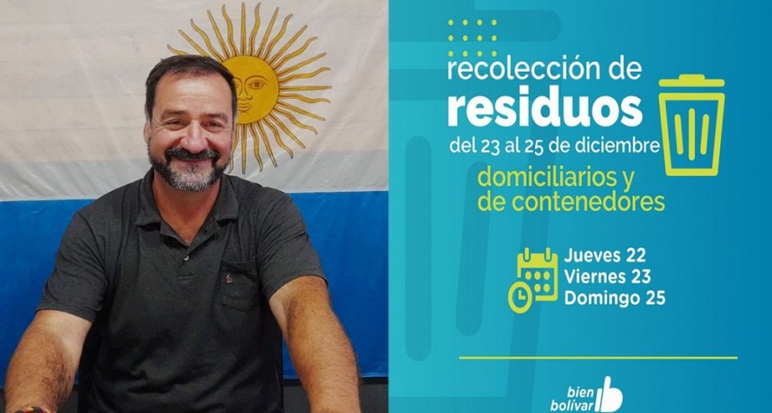 Cómo será la recolección de residuos por el Feriado Administrativo, en FM 10 hablamos con Arturo Martín que dio los detalles