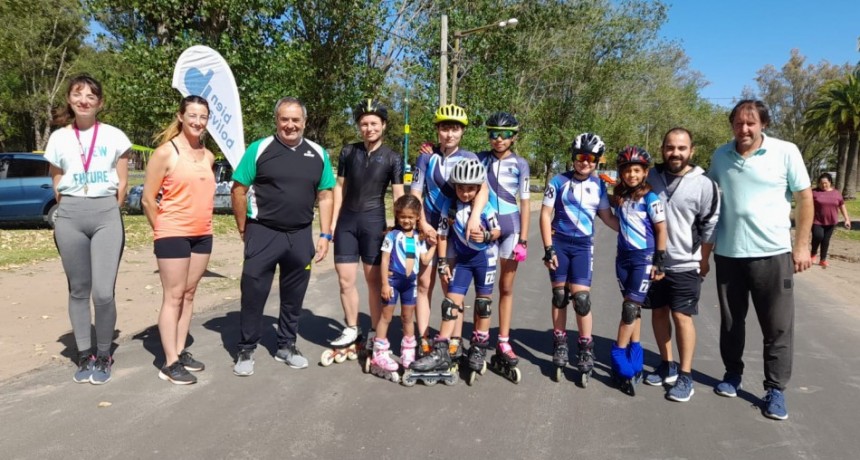 Parque Municipal Las Acollaradas: Se realizó la jornada de pruebas en el circuito recientemente asfaltado a nuevo