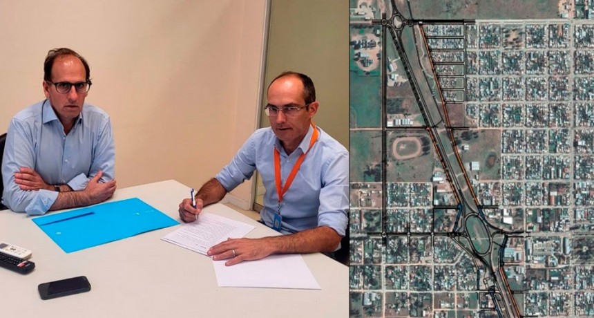 Pisano reactiva la obra de Colectoras sobre ruta n°226