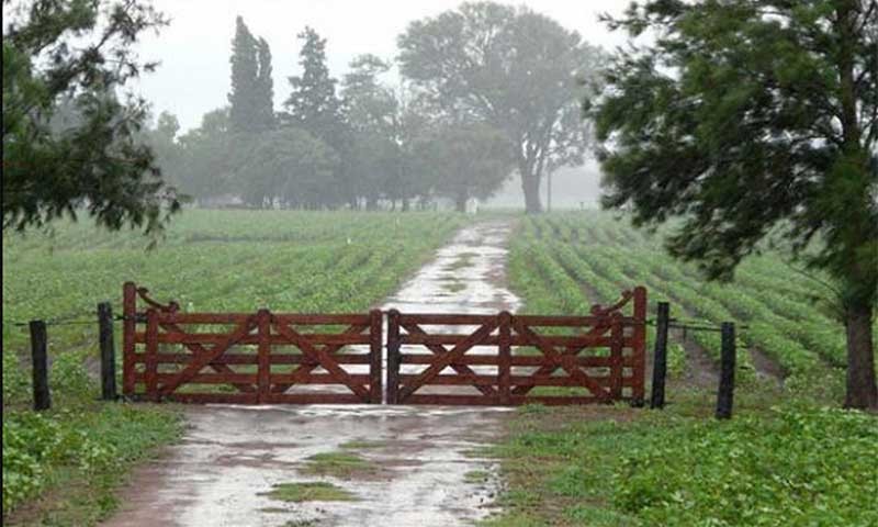 Además de destrozos y daños, el temporal de este sábado trajo las lluvias