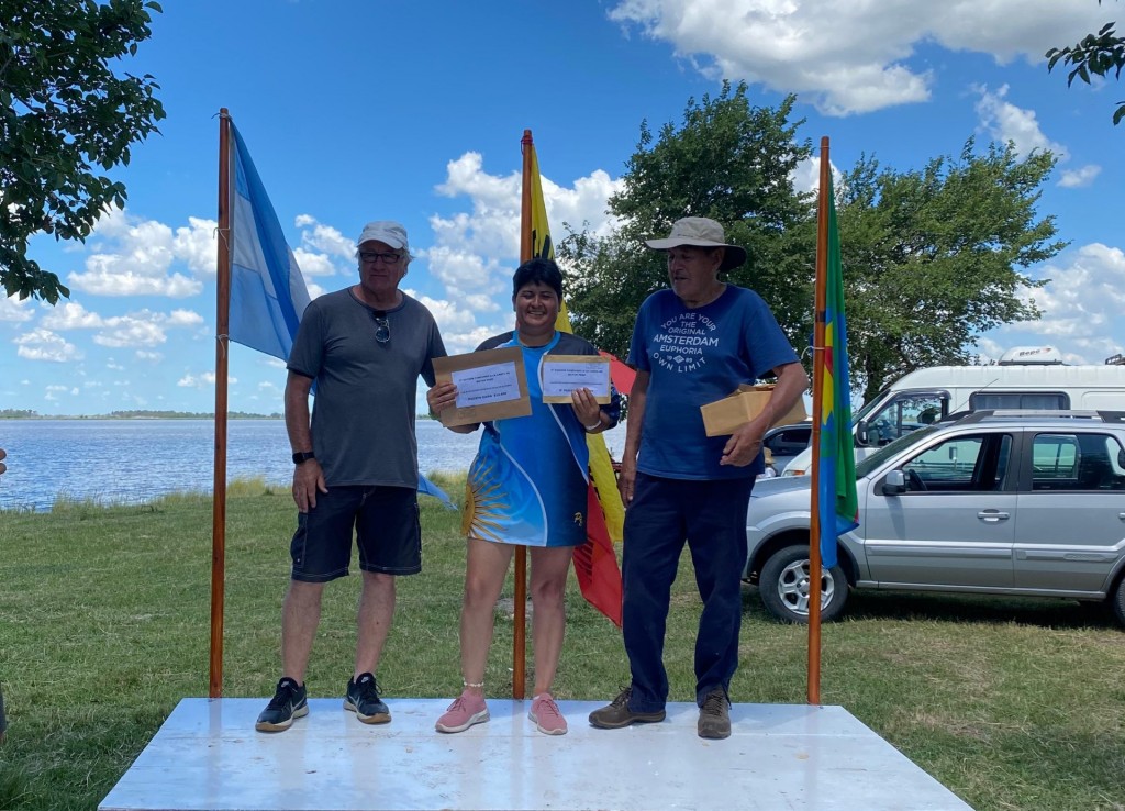 El domingo se realizó el 2º concurso de pesca en la laguna Blanca Grande