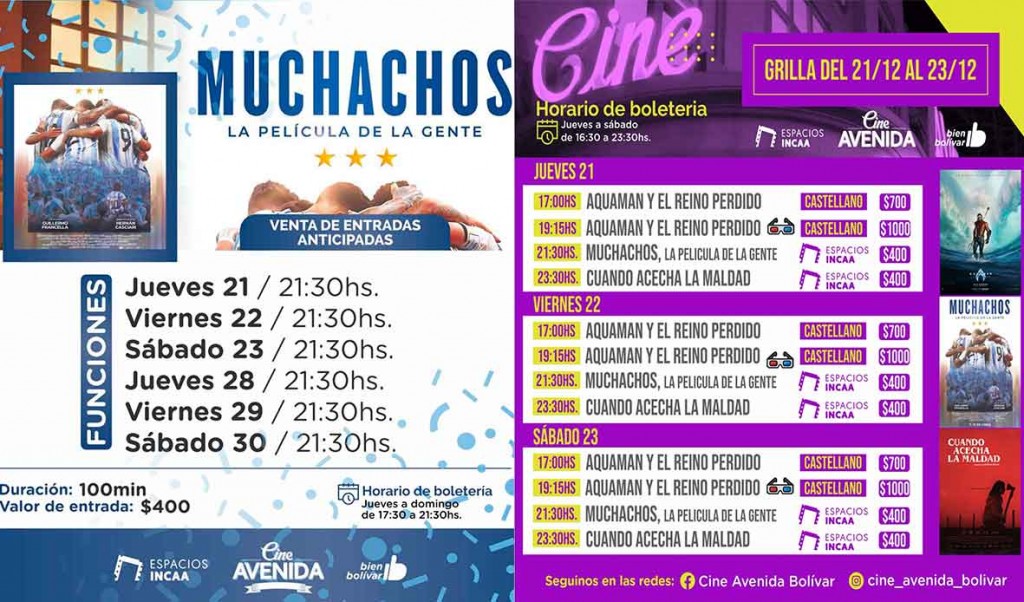 “Muchachos, la película de la gente”, es la producción argentina más vista del año está en el Cine Avenida y en FM 10 hablamos con Nadia Marchione