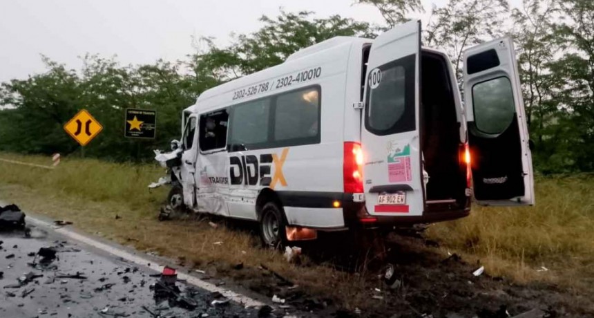 Falleció uno de los heridos que viajaban en la Mercedes Benz Sprinter, que trasladaba alumnos desde General Pico hacia Chapadmalal