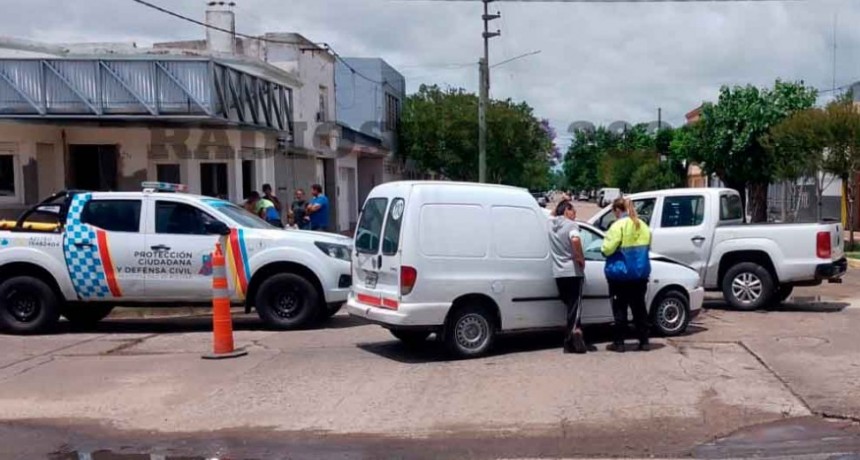 Colisión leve en Urquiza y Arenales