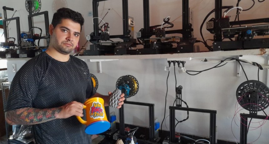 AB Gráfica 3D sumó el servicio de venta y reparación de impresoras, más allá de la fabricación de piezas en 3D