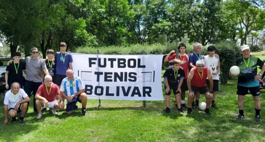 Fútbol Tenis: Se realizó el torneo impulsado y organizado por el CEF de Bolívar