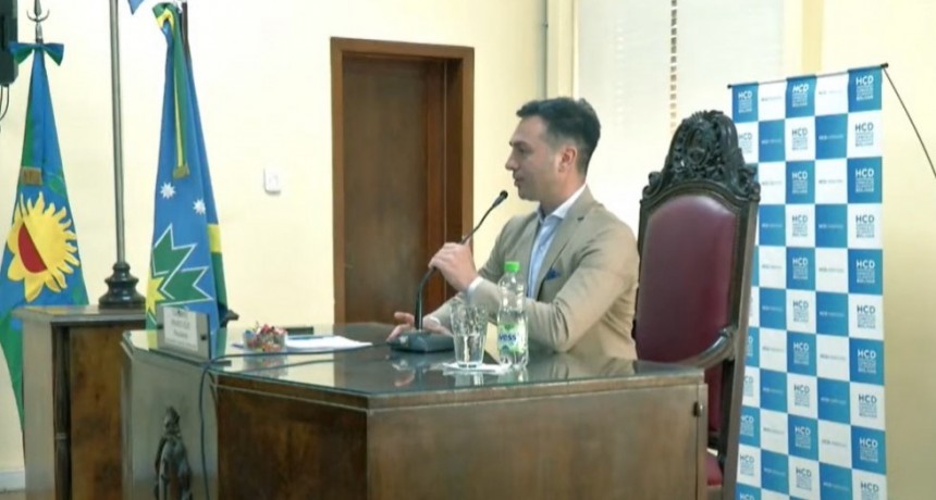 Honorable Concejo Deliberante: Comunicado referente a la sucesión de autoridades municipales